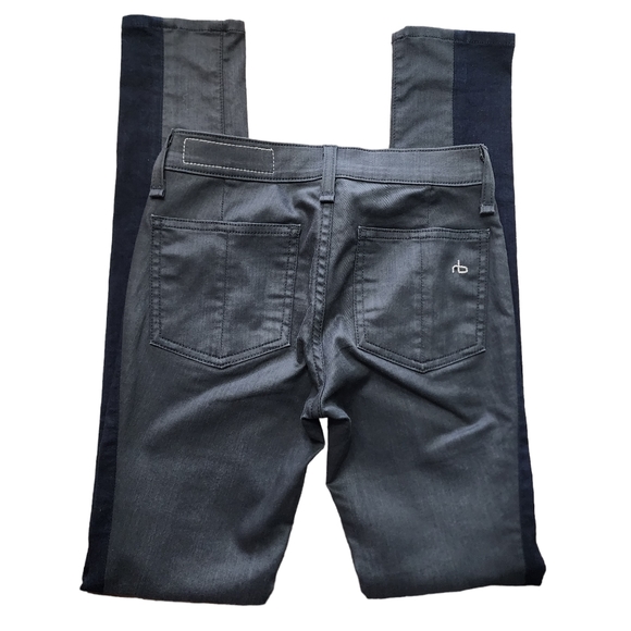 Rag & Bone Black And Gray Jegging Sz 24 - Picture 3 of 6